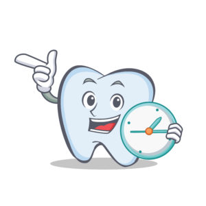 tooth clock illustration 